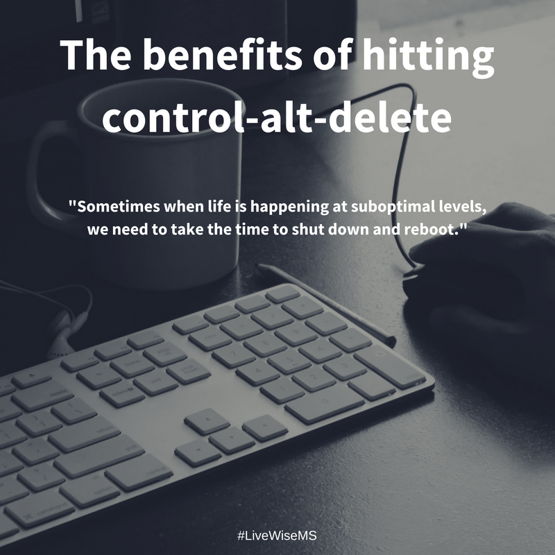 The benefits of hitting control-alt-delete